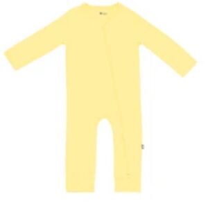 Kyte Zippered Romper in Daffodil